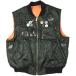 RESURRECTION13 Liza la расческа .n13 25AW MA-1 VEST повреждение & ремонт обработка полет лучший L BLACK с хлопком булавка bachi внешний g26792
