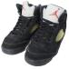 NIKE Nike AIR JORDAN 5 RETRO OG BP воздушный Jordan 5 retro оригинал 440889-003 13.5C(19.5cm) BLACK/FIRE RED/METALLIC SILVER