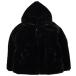 FR(13)NDSf линзы FAKE FUR HOOD BZ искусственный мех капот блузон UNS24040-FR M BLACK ROYAL FLASH большой размер жакет g27591