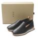 [ не использовался товар ]faitoFEIT SLIP ON RUNNER 72 пара ограничение туфли без застежки Runner 40(25cm) чёрная кожа обувь feito обувь 