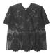 nkitepane Quittez pas back V race tunic blouse 10191624 free black pull over tops 