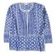 i The bell ma Ran etoile ISABEL MARANT ETOILE Indy a хлопок Jaguar do Skipper туника M голубой длинный рукав тянуть over блуза tops 