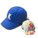  Kids earth вентилятор do over ride KIDS EARTH FUND x override специальный заказ Kids Initial Cap with Pouch initial колпак сумка имеется голубой шляпа 