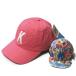  Kids earth вентилятор do over ride KIDS EARTH FUND x override специальный заказ Kids Initial Cap with Pouch initial колпак сумка имеется розовый шляпа 