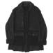  обычная цена 35 десять тысяч UNUSED Anne б/у сделано в Японии 14AW Mouton Coat мутоновое пальто US1302 3 черный боа отложной воротник овца кожа **s15159