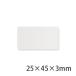  акрил белый название . длина 25× ширина 45× толщина 3.0mm