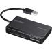 BUFFALO USB2.0 многоформатное считывающее устройство для флэш-карт UHS-I соответствует кабель место хранения модель черный [BSCR500U2BK] BSCR500U2BK распродажа единица измерения :1