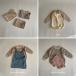 �L�b�Y �x�r�[ ���̎q �j�̎q �g�b�v�X_dot & border knit tops �j�b�g �J�b�g�\�[ �{�[�_�[ �h�b�g �R�b�g�� ���� 60cm 66cm 70cm 73cm 80cm 90cm 100cm �֘A�摜4