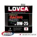 �G���W���I�C�� 0W-25  LOVCA PREMIUM-RACING 0W-25 3L�� SP ���ꌸ���Z�p�~�G�X�e���~PAO RACING�𒴂������ʂȃ��[�V���O�I�C�� LSPI�Ή��@LPR025-3