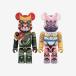 MEDICOM TOY BE@RBRICK 2PCS SET Evangelion новый 2 серийный номер α &amp; Evangelion 8 серийный номер β экстренный битва . форма meti com игрушка Bearbrick BB-EVA2-EVA8-2P