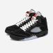 NIKE AIR JORDAN 5 RETRO OG REIMAGINED ʥ  硼 5 ȥ GS ڥꥤޥɡ BLACK/METALLIC SILVER/FIRE RED ֥å HF3975-001