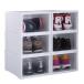 [50%OFF] обувь box обувь подставка 6 BOX комплект Kics laboKICKS LAB. Shoe Storage Box 6 BOX SET WHITE