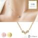 ネックレス レディース ダイヤ ダイヤモンド ギフト ジュエリー 14k K14K 14金  ゴールド Gold イエロー 上品 シンプル かわいい 送料無料