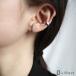 シルバー925 イヤーカフ風 片耳用ピアス