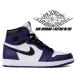 �i�C�L �G�A�W���[�_�� 1 �n�C OG NIKE AIR JORDAN 1 RETRO HI OG court purple/black-white 555088-500 �X�j�[�J�[ �X�j�[�J�[ AJ1 �R�[�g�p�[�v��