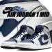 �i�C�L �G�A �W���[�_�� 1 �~�b�h �u���[�{�C�h �s���A�v���`�i�� NIKE AIR JORDAN 1 MID blue void/pure platinum dq8426-403
