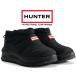  Hunter унисекс пуховка do путешествие поток футболка HUNTER PUFFED TRAVEL FLOW TRAINER BLACK uff7002nyl-blk черный водостойкий . down обувь 