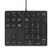 Merdia цифра клавиатура проводной Numpad 34 ключ портативный клавиатура USB установленный снаружи Mini тонкий клавиатура ( черный )