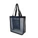  mesh bag black [ compact size ] width 25× height 28× inset 10cm( approximately ) simple hot spring pool sea water . face washing supplies Jim handbag bag sand 
