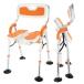  ванна стул уход для складной уход ванна стул U type паз сиденье выдерживаемая нагрузка 150kg душ стул складной высота 4 -ступенчатый настройка душ стул -..