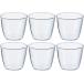 HARIO( HARIO ) сделано в Японии жаростойкий стеклянный пудинг cup 200ml PRC-20-BK 6 шт. комплект прозрачный 