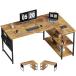 YeTom �p�\�R���f�X�N �� �w�K�� �E�I���I ��107cm �Q�[�~���O�f�X�N l���f�X�N pc�f�X�N ���[�ܕt���׋��� �R�[�i�[�f�X�N �{�I