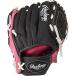  low кольцо s(Rawlings) детский бейсбол перчатка (9 дюймовый / ребенок предназначенный ) тренировка мяч имеется правый для метания JPL91 розовый /bla