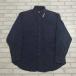  old clothes GAP Gap long sleeve shirt shirt navy navy blue L size 100% cotton 