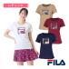  filler теннис одежда [ женский ] графика футболка / женский [VL2941]