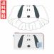  Snoopy pouch attaching hair ta- van BK black . beautiful . hair band relax time bath on . make-up 