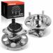 ¹͢ʡA Premium 2 x Rear Wheel Bearing and Hub Assembly with ABS & 4 L