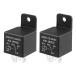 ���¹�͢���ʡ�X AUTOHAUX 2Pcs Car Relay 5 Pin 24V 40Amp SPST Model JD2912 1Z 2