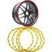���¹�͢���ʡ� 4Pcs Car Vehicle Wheel Rims for Aston Martin,Edge Protector Ring