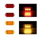 ¹͢ʡGZ5CG Led Side Marker Lights 4Pcs Red Amber/Yellow DC 12V 24V IP