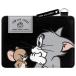 * Tom . Jerry черный * герой катушка чехол для пропуска герой чехол для пропуска катушка имеется симпатичный чехол для пропуска чехол для проездного билета 