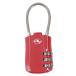* красный * dial тип TSA блокировка lylk061 TSA dial тип wire lock юг столица таблеток тросик ключ ключ блокировка TSA блокировка 3 колонка 3keta