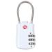 * серебряный * dial тип TSA блокировка lylk061 TSA dial тип wire lock юг столица таблеток тросик ключ ключ блокировка TSA блокировка 3 колонка 3keta