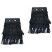 * Fringe/Black * KILTIE колодка аксессуары PERO COVERpero покрытие детали колодки оборудование орнамент . аксессуары колодка очарование 