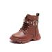* Brown ×B модель * 33(20.5cm) * Kids ботинки pkboots300 Kids ботинки девочка короткие сапоги Short короткий 