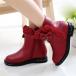 * красный * 36(22.5cm) * Kids ботинки обратная сторона ворсистый pkd18 Kids ботинки Short обратная сторона ворсистый девочка Kids обувь обувь 