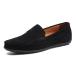 * черный * 44(27cm) * мужской замша Loafer обувь для вождения pmy890 Loafer обувь для вождения мужской 