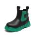 * черный × зеленый * 35(21.5cm) * Kids casual ботинки pmyshoes551a короткие сапоги Kids ботинки ребенок ботинки ребенок обувь 