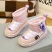 * розовый * 29(18cm) * Kids casual ботинки pmyshoes565 короткие сапоги Kids ботинки ребенок ботинки ребенок обувь ребенок обувь Short 