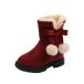* красный * 29(17.5cm) * Kids casual ботинки pmyshoespz288 короткие сапоги Kids боты ботинки ребенок ботинки ребенок обувь 