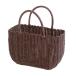 * Brown корзина сумка винил почтовый заказ большая сумка корзина сумка винил сумка женский юката сумка отдых сумка . цветок видеть корзина .