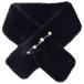 * BLACK * жемчуг линия мех пелерина пелерина женский мех Mini muffler muffler воротник наматывать шея наматывать жемчуг есть жемчуг мягкий 