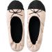 *biko roll. бежевый x черный * мобильный складной туфли без застежки мобильный тапочки модный мама складной тапочки складной тапочки 