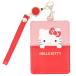 * Hello Kitty * герой катушка есть чехол для пропуска Sanrio катушка имеется чехол для пропуска чехол для пропуска катушка имеется чехол для ключей Pas сумка 