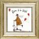 * wild ....! * SamToft Sam tofto искусство постер Sam tofto картина примерно 24cm × 24cm Sam toft искусство рама модный 