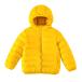 * желтый * 120CM * пуховик Kids осень-зима упаковочный пакет имеется secoat220902 пуховик Kids длинный рукав упаковочный пакет имеется одноцветный с капюшоном .